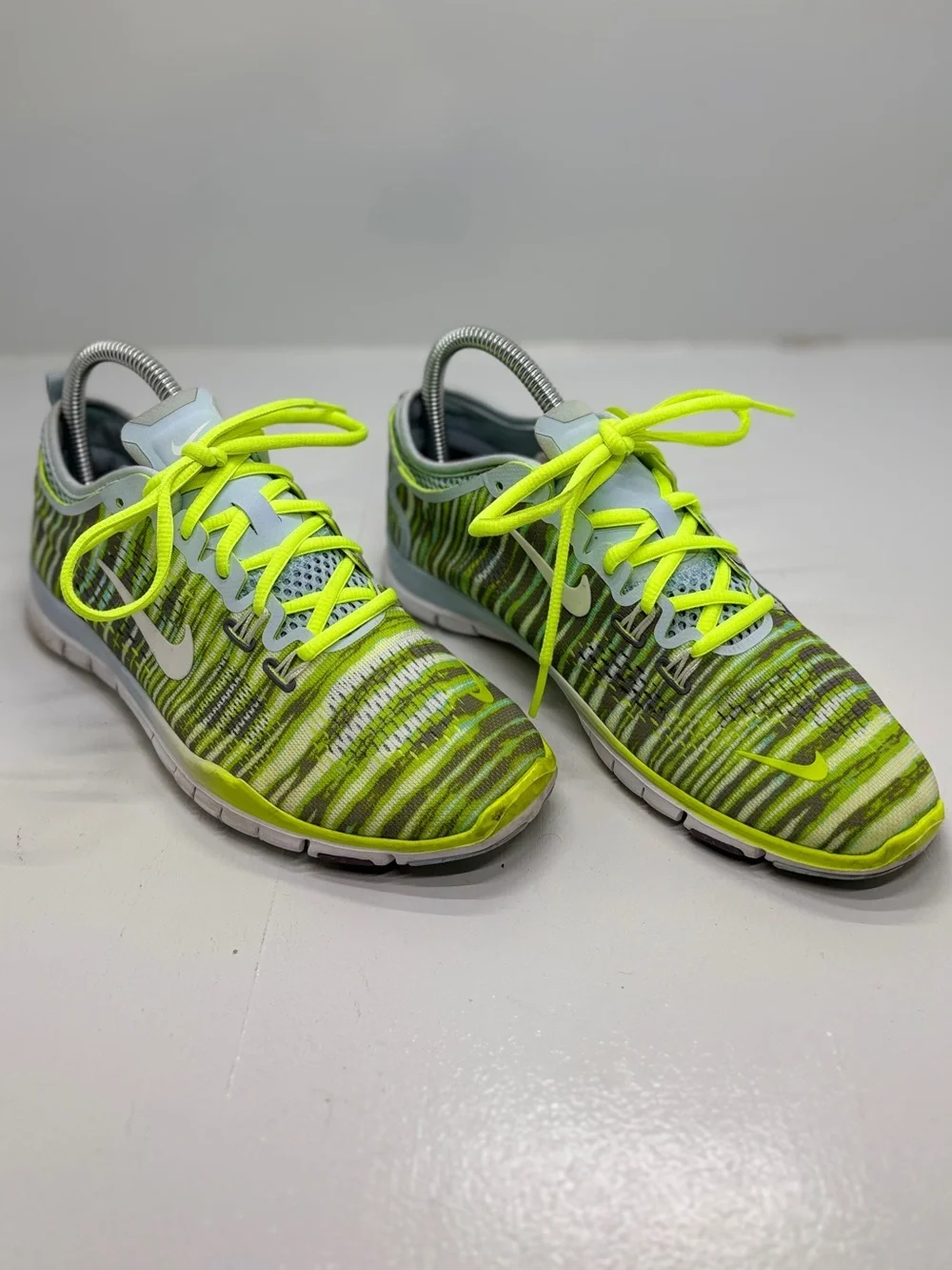 Nike Free 5.0 TR Fit 4 Women's Size 7 Volt Green Running Training Shoes Sneakers